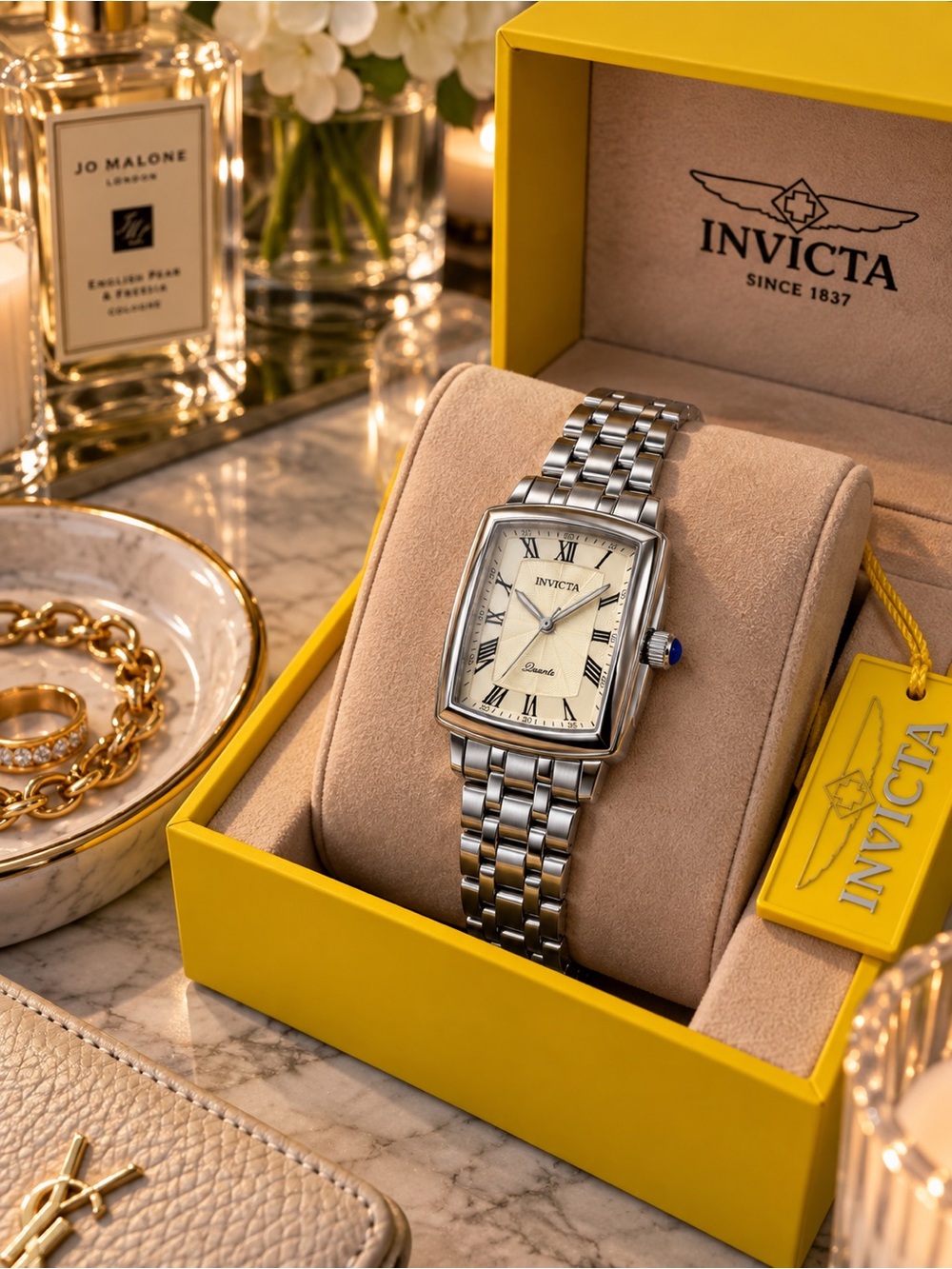 Invicta Celestial Ziya 69153 Silver 25mm Women’s Watch NWT